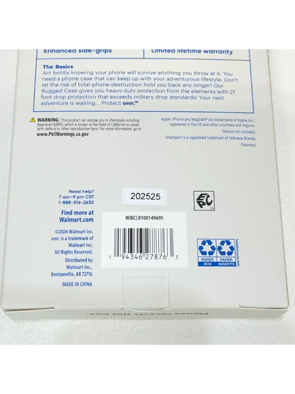 Protect Onn iPhone 16 Pro Max MagSafe Compatible Rugged Case 21' Drop Tested NIB
